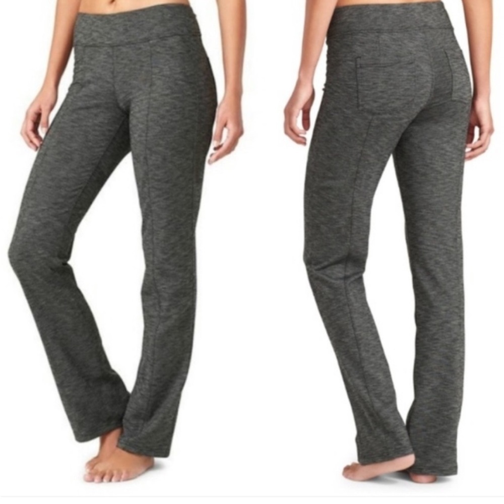 Athleta Metro Classic Pilayo Heather Gray Yoga pants size XXS